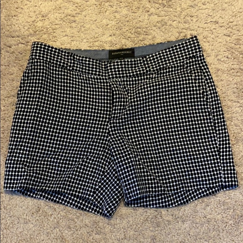 Banana Republic Black/White Shorts
